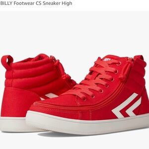 NEW Billy Red High-Top Men Sneakers